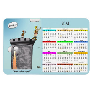 Flexible Magnet photo Calendrier Rapunzel 2024