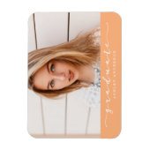 Flexible Magnet photo classique Orange Graduation (Vertical)