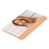 Flexible Magnet photo classique Orange Graduation (Côté Gauche)