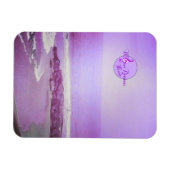 Flexible Magnet photo couleur violet Ocean et Sky 3X4 pouce (Horizontal)