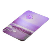 Flexible Magnet photo couleur violet Ocean et Sky 3X4 pouce (Côté Gauche)