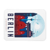 Flexible Magnet photo de Berlin Allemagne Skyline (Horizontal)