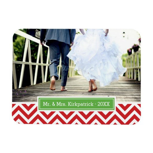 Flexible Magnet photo de Chevron Holiday (Horizontal)
