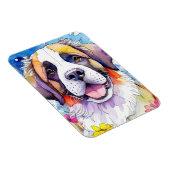 Flexible Magnet photo de chien St. Bernard (Côté Droit)