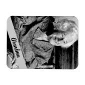 Flexible Magnet photo de grand-mère (Horizontal)