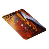 Flexible Magnet photo de la scène d'automne vintage (Côté Droit)