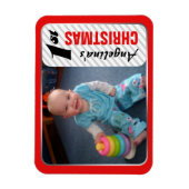Flexible Magnet photo de Noël de l'enfant 4"x3" (Vertical)