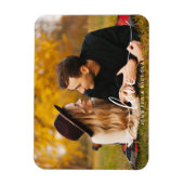 Flexible Magnet photo de script d'amour personnalisé (Vertical)