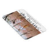 Flexible Magnet photo de script rustique Enregistrer la dat (Côté Droit)