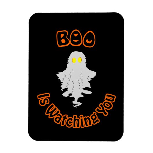 Flexible Magnet photo d'Halloween | Boo Vous Regarde (Vertical)