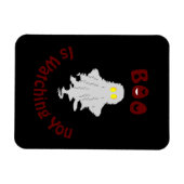 Flexible Magnet photo d'Halloween | Boo Vous Regarde (Horizontal)