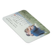 Flexible Magnet photo du calendrier (Côté Droit)