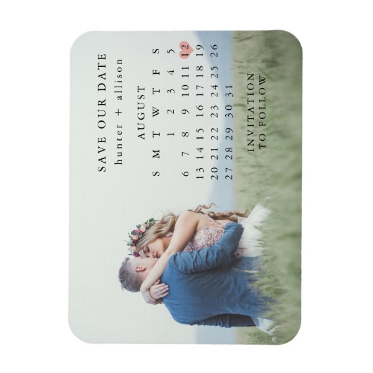 Flexible Magnet photo du calendrier (Vertical)