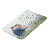 Flexible Magnet photo du calendrier (Côté Gauche)