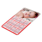Flexible Magnet photo du calendrier 2019 (Côté Gauche)
