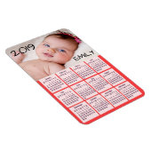 Flexible Magnet photo du calendrier 2019 (Côté Droit)