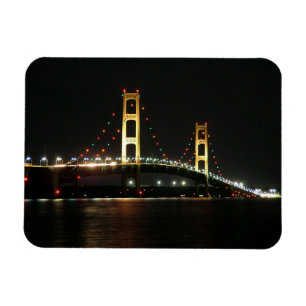 Flexible Magnet photo du pont Mackinac