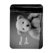 Flexible Magnet photo "Miss You" (Vertical)