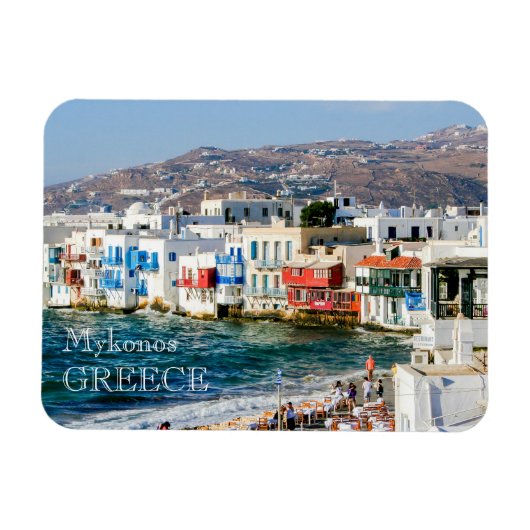 Flexible Magnet photo Mykonos (Horizontal)