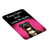 Flexible Magnet photo Pitbull Love (Côté Droit)