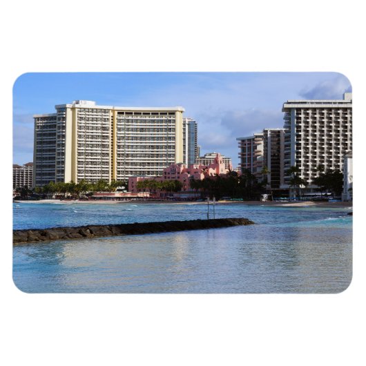 Flexible Magnet photo pittoresque Waikiki (Horizontal)