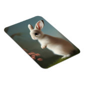 Flexible Magnet Portrait de lapin mignon (Côté Droit)
