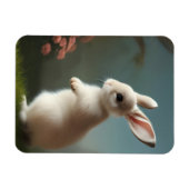 Flexible Magnet Portrait de lapin mignon (Horizontal)