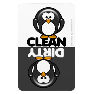 Flexible Magnet pour lave-vaisselle Cute Penguin