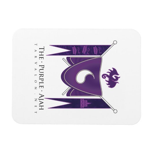 Flexible Magnet pourpre (Horizontal)