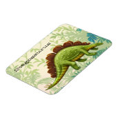 Flexible Magnet préhistorique Stegosaurus Dinosaur (Côté Gauche)