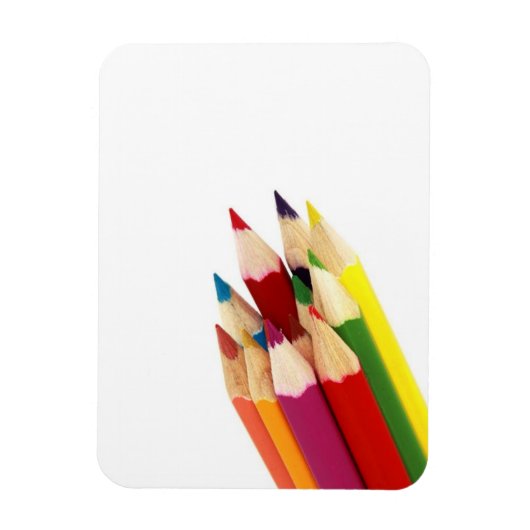 Flexible Magnet Premium de crayons colorés groupés (Vertical)