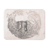 Flexible Magnet Premium de la lune en colère (Horizontal)