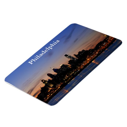 Flexible Magnet Premium Philly Sunset Skyline (Côté Gauche)