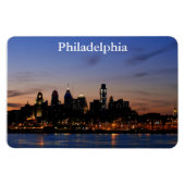 Flexible Magnet Premium Philly Sunset Skyline (Horizontal)