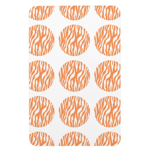 Flexible Magnet Premium Pois d'impression Zebra (Vertical)