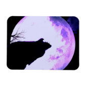Flexible Magnet Premium Wolf Howl (Horizontal)