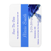 Flexible Magnet Réservez la date - Bleu - Bleu - Bleu (Vertical)