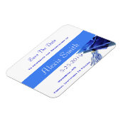 Flexible Magnet Réservez la date - Bleu - Bleu - Bleu (Côté Gauche)