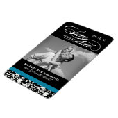 Flexible Magnet Réservez la date Damas classique (Côté Gauche)