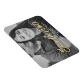 Flexible Magnet Réservez la date moderne Faux Gold (Côté Droit)