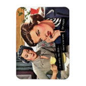 Flexible Magnet rétro ménager des années 1950 "Pas de remèd (Vertical)