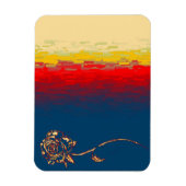 Flexible Magnet Rose Abstrait (Vertical)