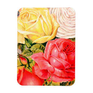 Flexible Magnet Rose vintage