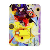 Flexible Magnet rouge jaune Kandinsky (Vertical)
