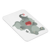 Flexible Magnet souple Eléphant Cartoon Sleepy (Côté Droit)