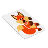 Flexible Magnet souple Fox Dancing Cute Dancing (Côté Droit)