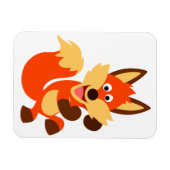 Flexible Magnet souple Fox Dancing Cute Dancing (Horizontal)
