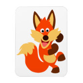 Flexible Magnet souple Fox Dancing Cute Dancing (Vertical)