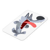 Flexible Magnet souple Wolf Dancing Cute (Côté Gauche)