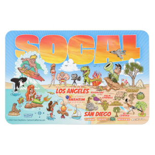Flexible Magnet Southern California Beach Paradise